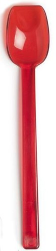 Roltex Löffel aus Copolyester mit flacher Kante, in transparentem rot