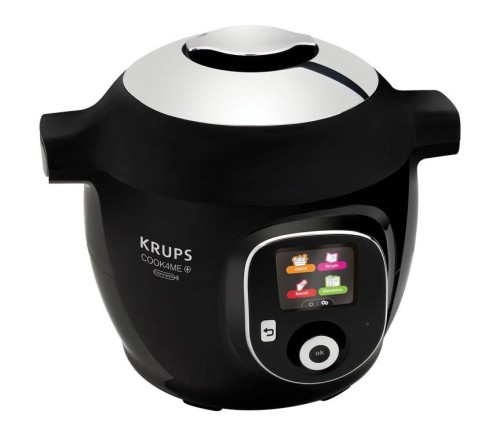 Krups Cook4Me+ Connect Multikocher, 1600 W, elektrischer Schnellkochtopf, kostenlose App mit Bluetooth Steuerung, schwarz
