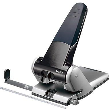 Leitz Registraturlocher 8 cm 65 Bl. (80 g/m) Aluminium schwarz