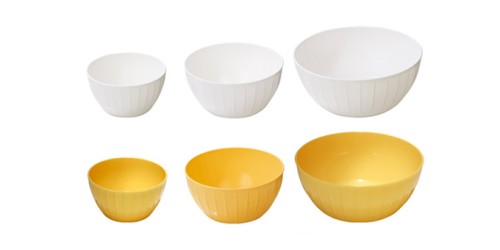 Kunststoffschüssel DELÍCIA, Set, 3-tlg., gelb