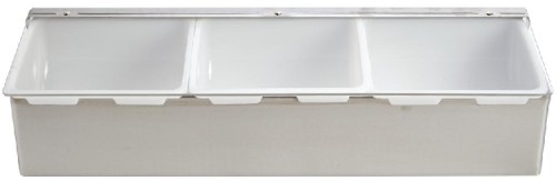 Bar Beilagenbehälter mit 3 herausnehmbaren Behältern