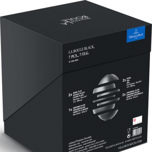 Villeroy & Boch La Boule black, Serie Iconic La Boule