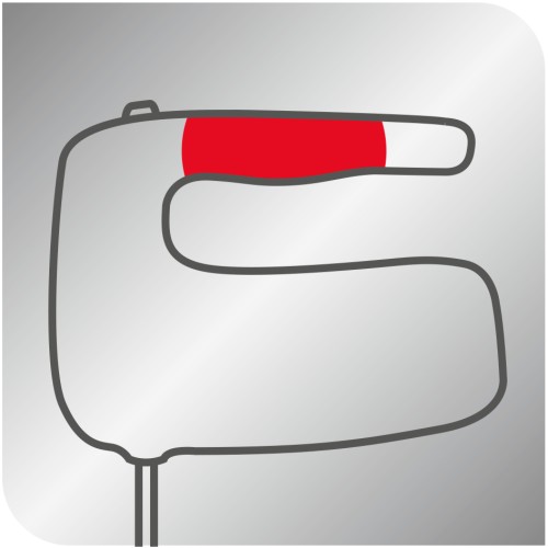 Tefal Powermix Silence Handmixer, Leistungsstarker 600-W-Motor, extrem leise, Ergonomischer offener Griff,