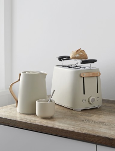 Emma Toaster (EU) sand - Maße: 31 x 19 x 20 cm - von Stelton