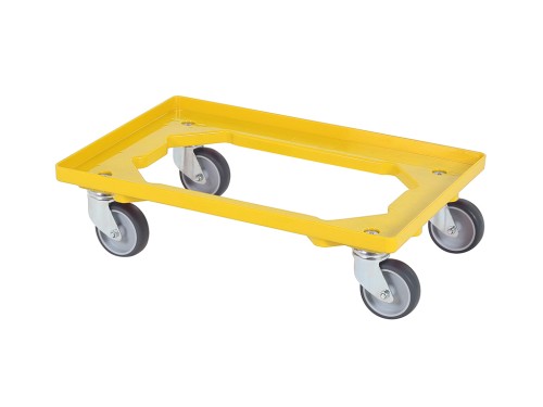 SARO Transportroller 600X400 gelb Modell TRGE gelb Made in Europe - Material: schlagfester, lebensmittelechter ABS Kunstoff - Ideal für das
