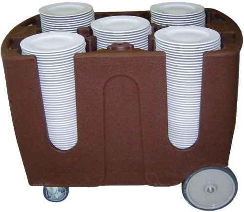 ETERNASOLID® Tellertransportwagen, verstellbarer Geschirrwagen