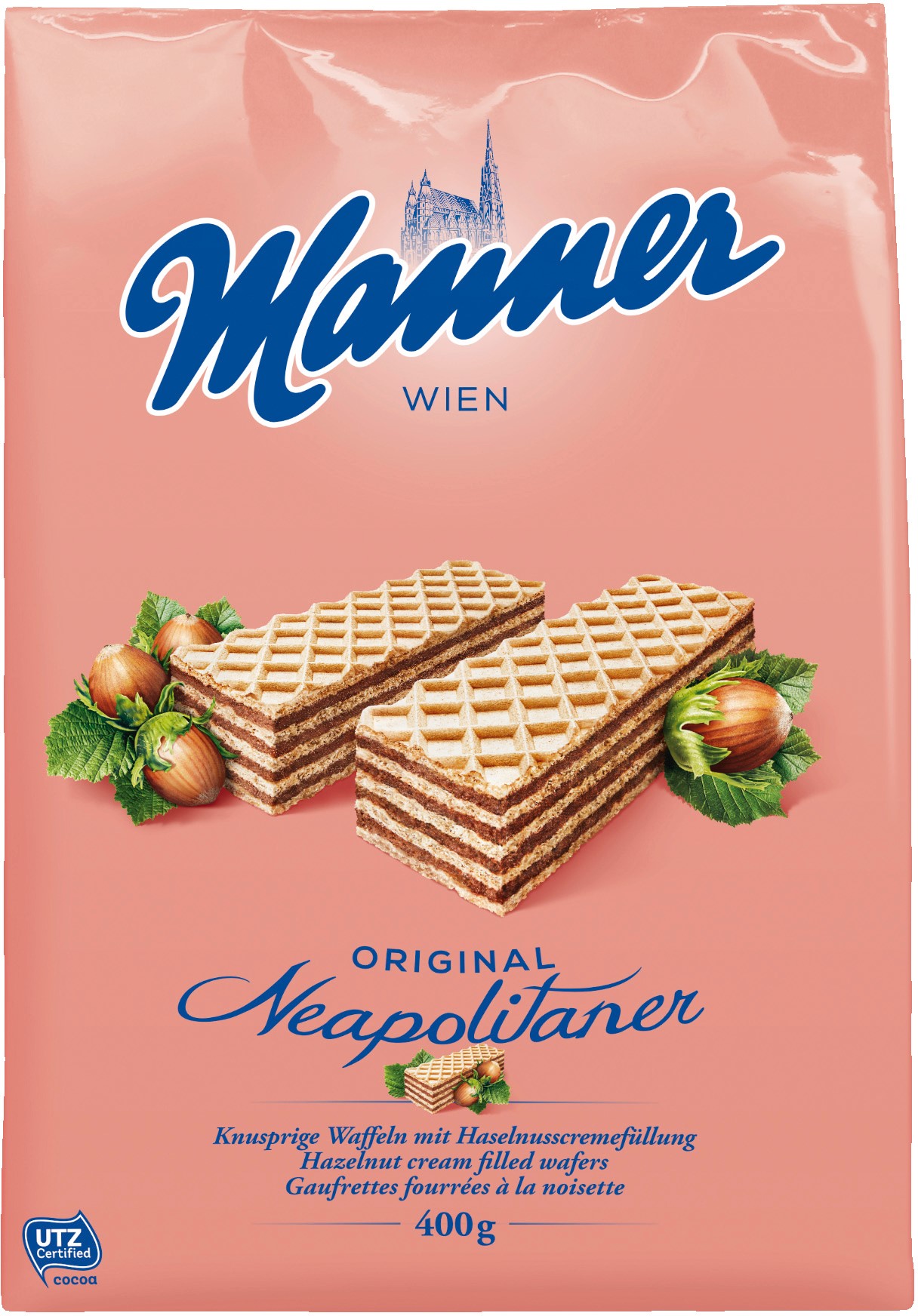 Manner Waffeln Original Neapolitaner Schnitten 400G