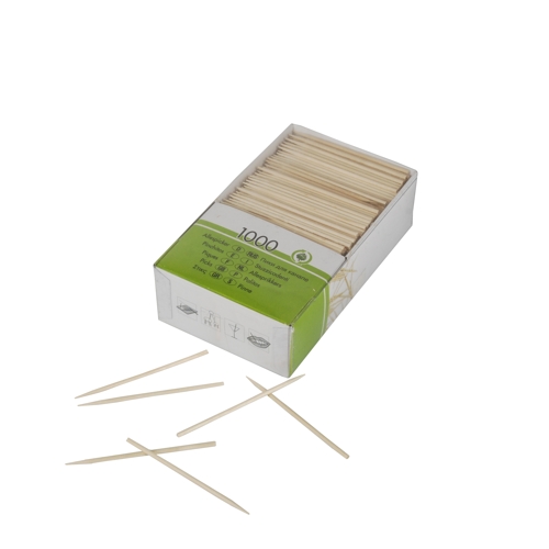 1000 Fingerfood - Picker "pure" 6,8 cm einseitig spitz von PAPSTAR