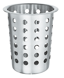 Bartscher Besteckköcher, CNS18/8 | Farbe: Silber | Maße: 11 x 11 x 145 cm. Gewicht: 0,2 kg