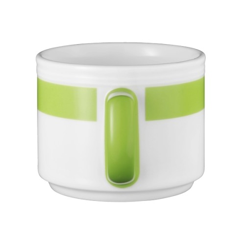 Seltmann Obertasse 1 0,18 l, Form: Vitalis, Dekor: 34927 grünes Band