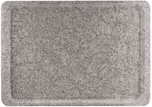 Roltex Polyestertablett in Euro 1/1 Größe, grau granuliert