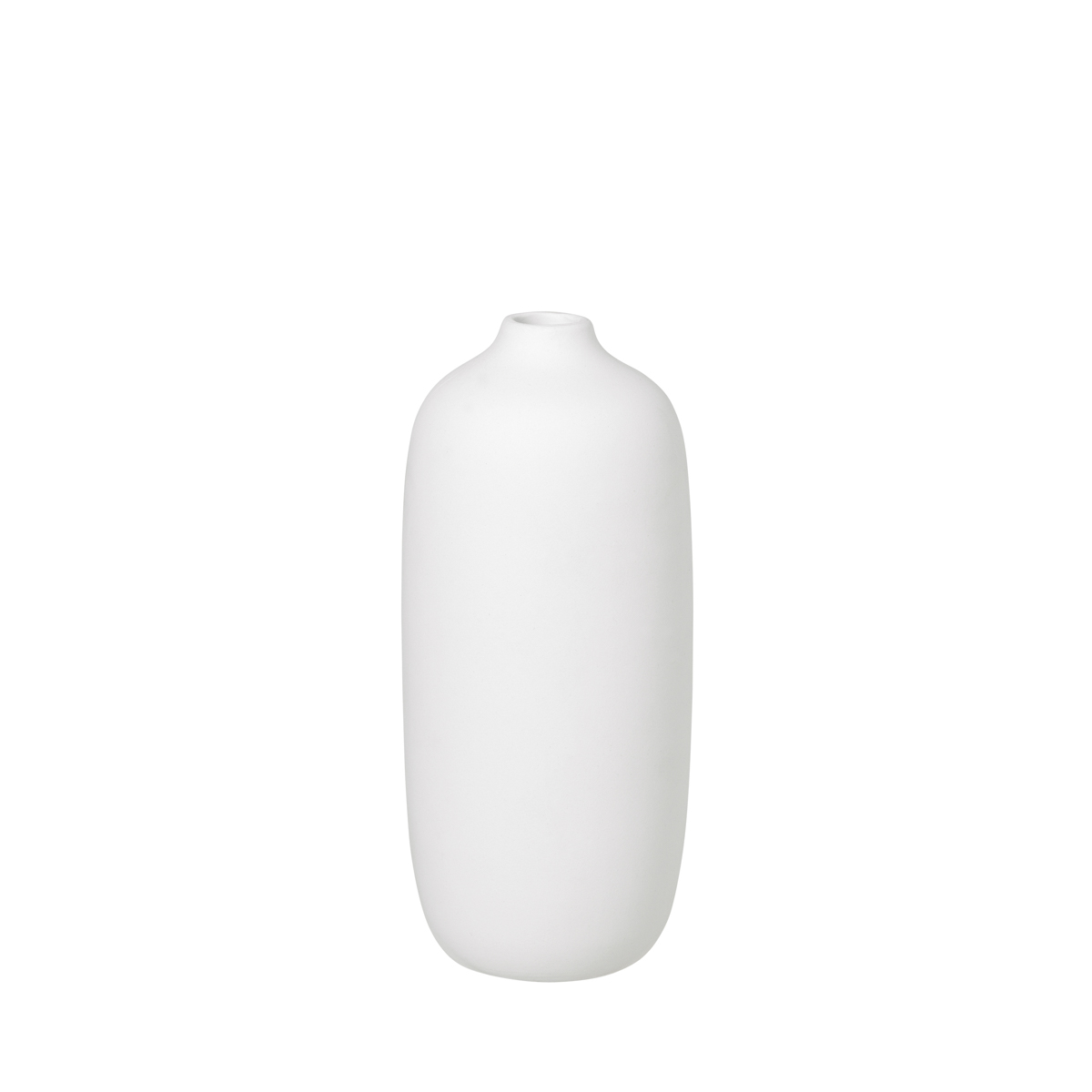 Vase -CEOLA- White, Ø 8 cm. Material: Keramik. Von Blomus.
