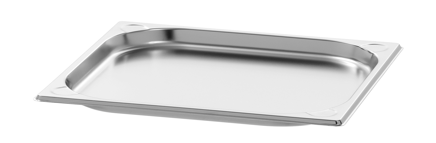 Bartscher GN-Behälter, 2/3 GN,T20, Basic Line |Ausführung: Ohne Perforation | Maße: 35,4 x 32,5x 2,0 cm. Gewicht: 0,15 kg