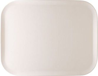 Roltex Polyestertablett Rocca, gemasert, perlweiß