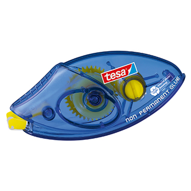 tesa® Kleberoller non permanent ecoLogo® 8,4 mm x 8,5 m (B x L) nicht nachfüllbar blau