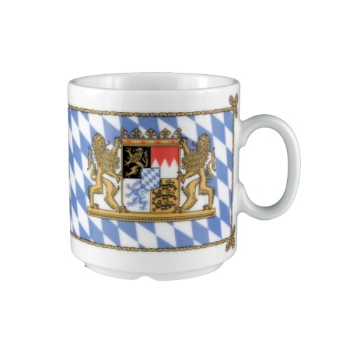 Seltmann Becher 05, Form: 1/2 Dick, Dekor: 27110 Bayern