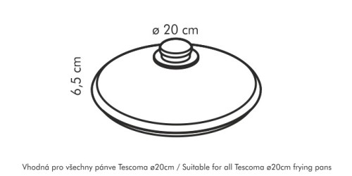 Glasdeckel UNICOVER ø 20 cm