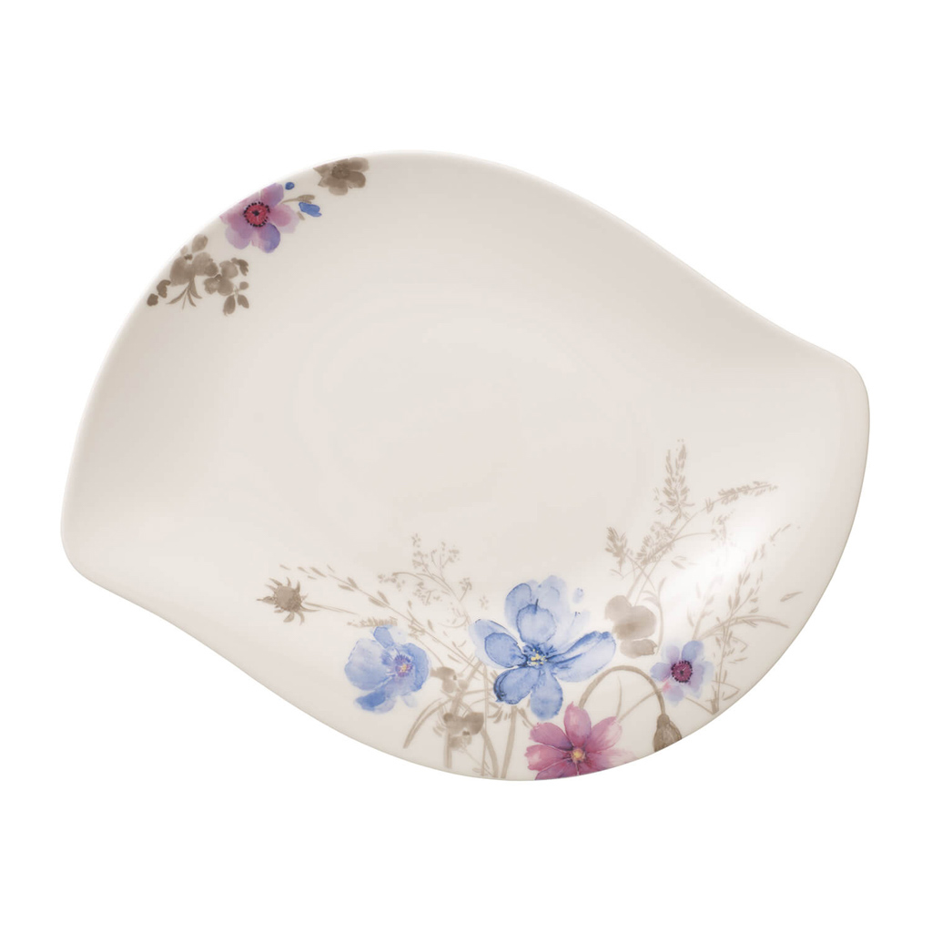 Villeroy und Boch Schale flach - Maße: 34 x 26 x 4 cm / Ser.: Mariefleur Gris Serve & Salad