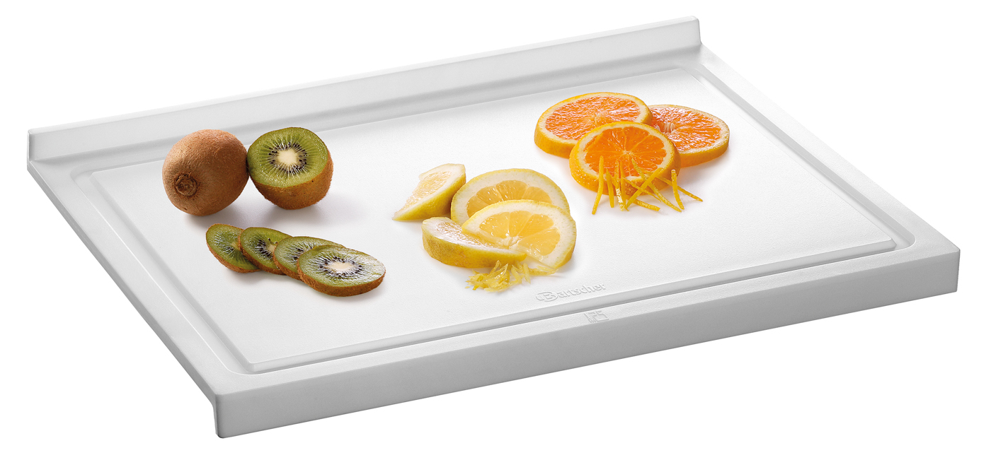 Bartscher Schneidbrett 48x37 W-RK |Plattenstärke: 10 mm | Maße: 48 x 37,5 x 4,5 cm.Gewicht: 1,7 kg