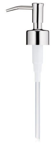Seifenspenderpumpe Tini Edelstahl silber glänzend 6,5x3,5x19,0 cm von Kela