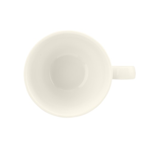 Seltmann Obere zur Milchkaffeetasse 0,35 l M5389, rund, Form: Maxim, weiss, hohe Kantenschlagfestigkeit, Made in Germany