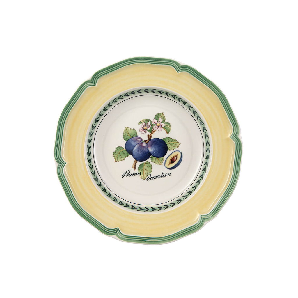 Villeroy und Boch Suppenteller - Maße: 22,5 x 22,5 x 4 cm / Ser.: French Garden Valence