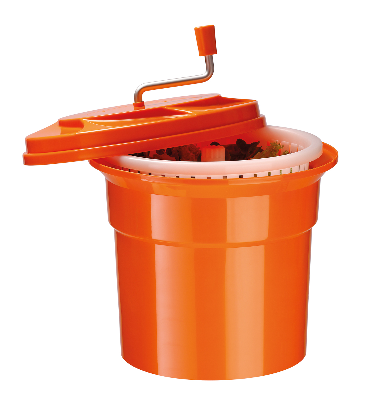 Bartscher Salatschleuder K1-25L |Lebensmittelecht: Ja | Maße: 42 x 42 x 52,0 cm.Gewicht: 3,3 kg