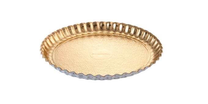 Tablett DELICIA 30 cm, goldfarben, 3 St.