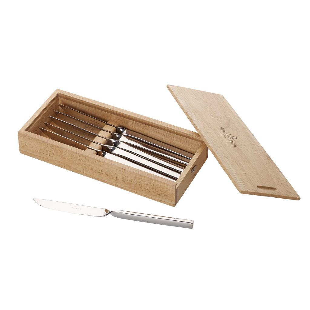 Villeroy und Boch Pizza-&Steakmesser Set 6tlg. - Maße: 28 x 13 x 5 cm / Ser.: NewWave