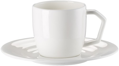 Rosenthal Kaffeetasse 2-tlg. Jade Sphera Weiss