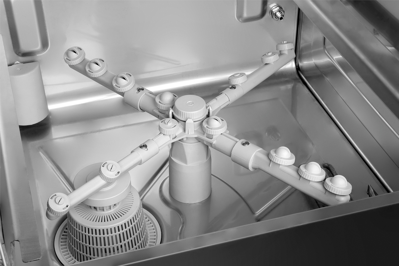 Bartscher Spülmaschine GS M400 LPR K |Boilerheizung: 2,8 kW | Maße: 45 x 56 x 49,6 cm.Gewicht: 31 kg