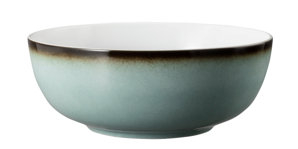 Seltmann Foodbowl 20 cm, Form: Coup Fine Dining, Dekor: 57123 türkis, hohe Kantenschlagfestigkeit, Made in Germany
