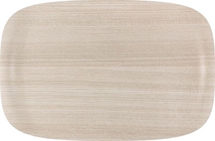 Roltex Speisetablett Earth Wave Art, 32 x 21 cm, helles Holz