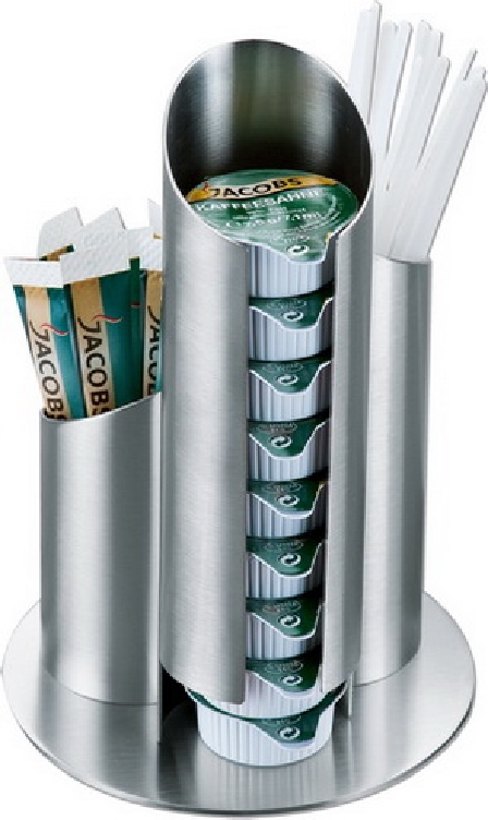 Portionsspender MULTI, Material: Edelstahl 18/10, mattiert, Durchmesser: 110 mm, Höhe: 175 mm,