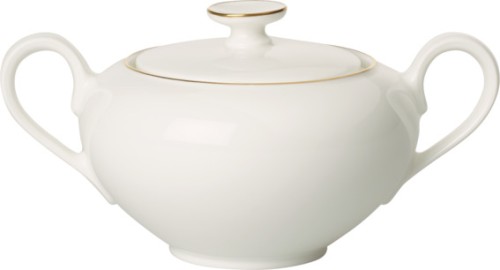 Villeroy & Boch Zucker-/Marmeladendose 6p., Serie Anmut Gold, Inhalt: 0,35 Liter