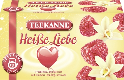 Teekanne Tee Heisse Liebe Himbeer Vanille 20er 60G