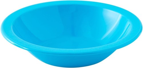 Roltex Teller in tiefer Ausführung mit 280 ml Füllvermögen, BPA-frei, blau