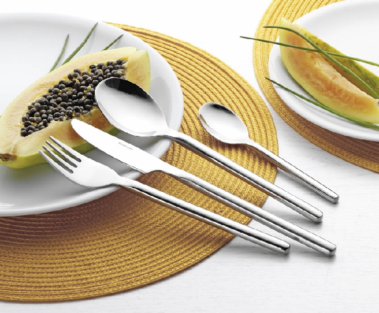 Menümesser ART DESIGN, Chrom-Stahl, poliert, geschmiedet, Länge: 21, cm. ***Restposten/Auslaufartikel***