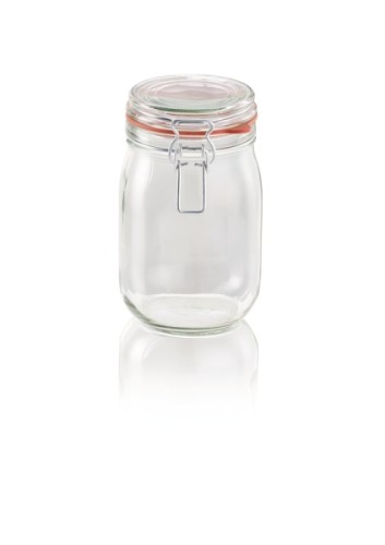 Leifheit Drahtbügelglas 1140 ml LxBxH: 12,3 x 10,8 x 18 cm