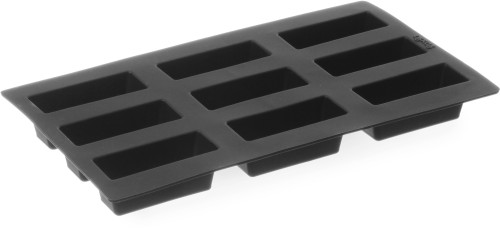 HENDI Form für Backwaren Silikon - Mini-Cake Typ - 80x30x33(H) mm 9 Löcher