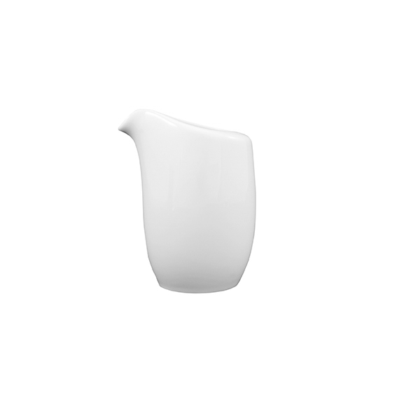 Gießer ohne Henkel 0,15 l - Form: Universo - weiss - aus Porzellan. Hersteller: Eschenbach.