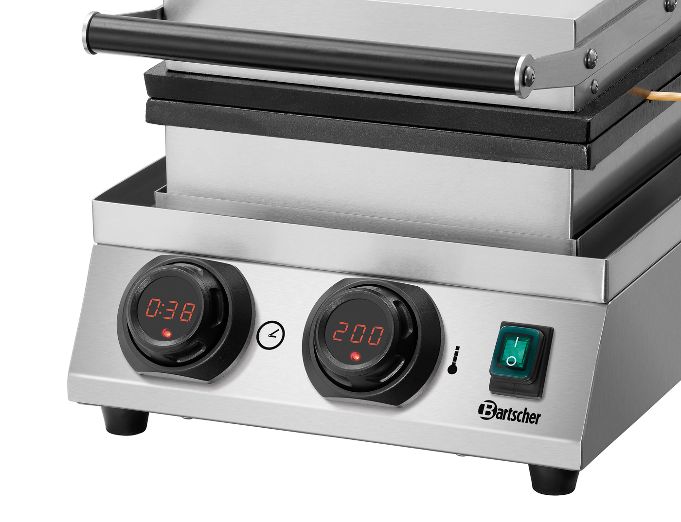 Bartscher Waffeleisen MDI Lolly 400 |Eigenschaften: 1 Backeinheit mit 4 Lolly-Waffeln,dreieckig | Maße: 30 x 45 x 25,0