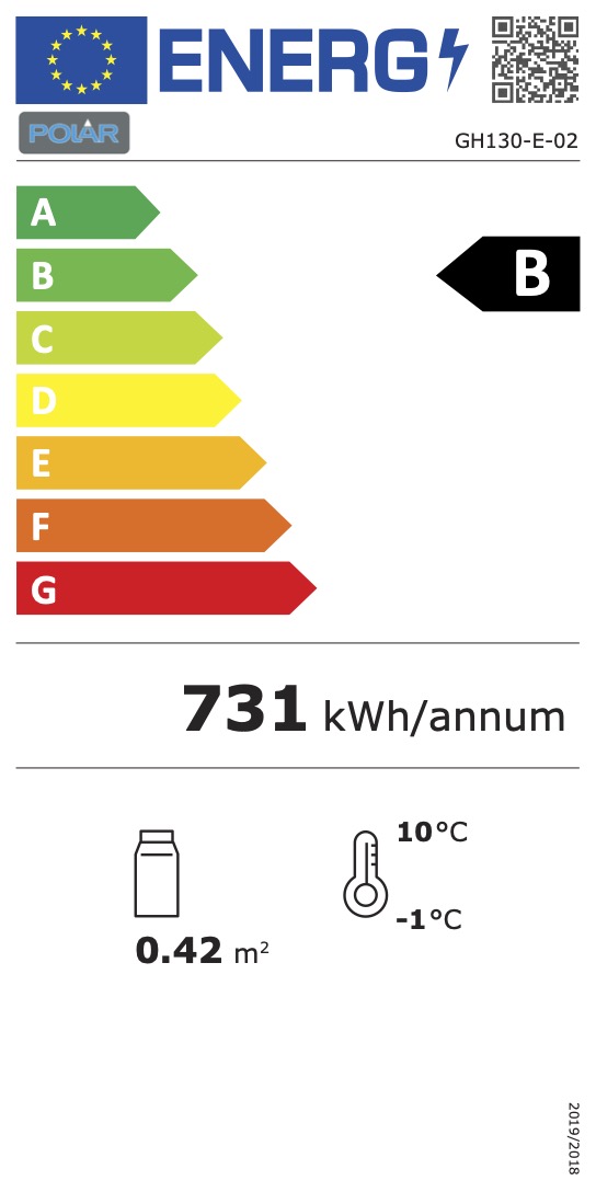 Polar Weinkühlung mit 2 Schiebetüren