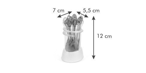 Partylöffel PRESTO mit Spender, 15 St.