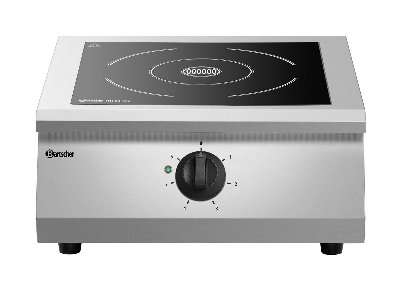 Bartscher Induktionstischherd ITH 80-320 | AnzahlKochstellen: 1 | Maße: 50 x 54 x 24,5 cm. Gewicht:20,6 kg