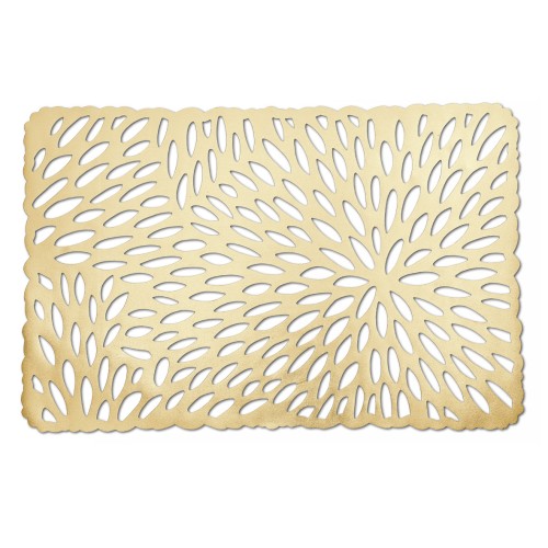 Platzset, PVC, 43,5x28,5 cm. Farbe: gold. Gold, Silber oder Rosé? Bei unseren Platzsets fällt die Wahl nicht leicht. Mit diesen Accessoires bringen