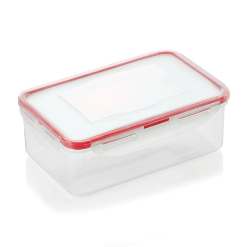 Frischhaltedosen, mit hermetisch abschließendem Deckel. Material: Polypropylen. Inhalt in Litern: 1,2.