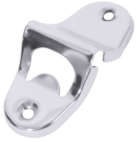 Kapselheber für die Wandmontage, hochglanzvernickelt, schwere Qualität Höhe: 10 cm, Breite: 5 cm