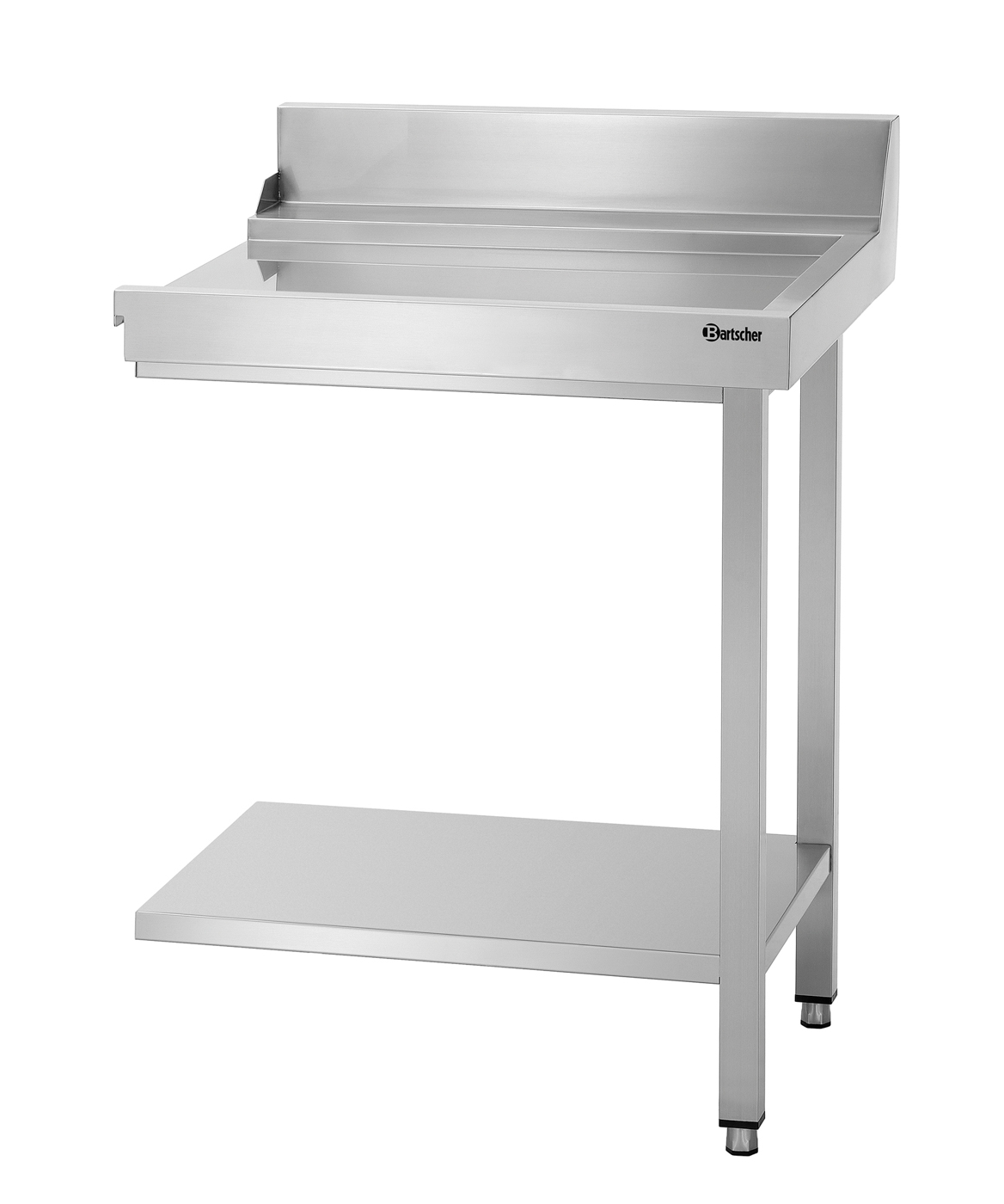 Bartscher Ablauftisch DS-700R | HöheSpritzschutz: 110 mm | Maße: 70 x 72 x 85,0 cm.Gewicht: 14,6 kg