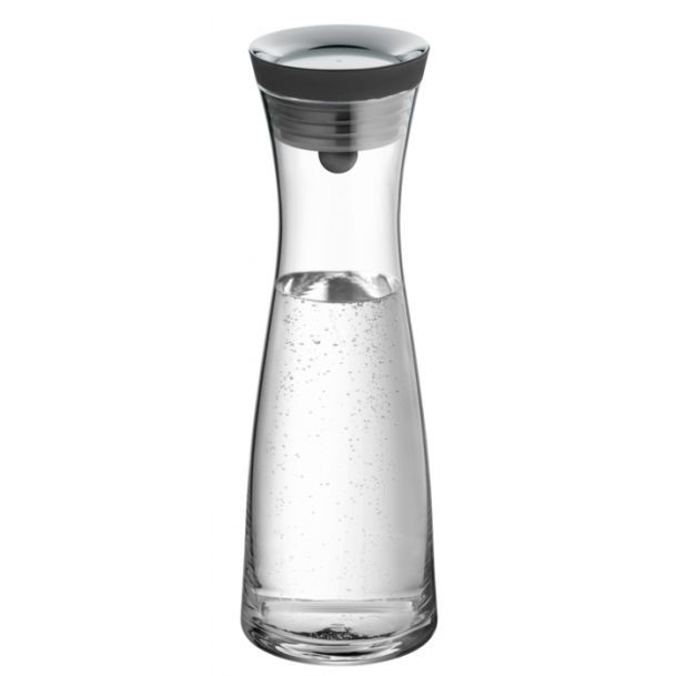 Wasserkaraffe Basic 1 Liter mit Schwingdeckel Höhe 29 cm